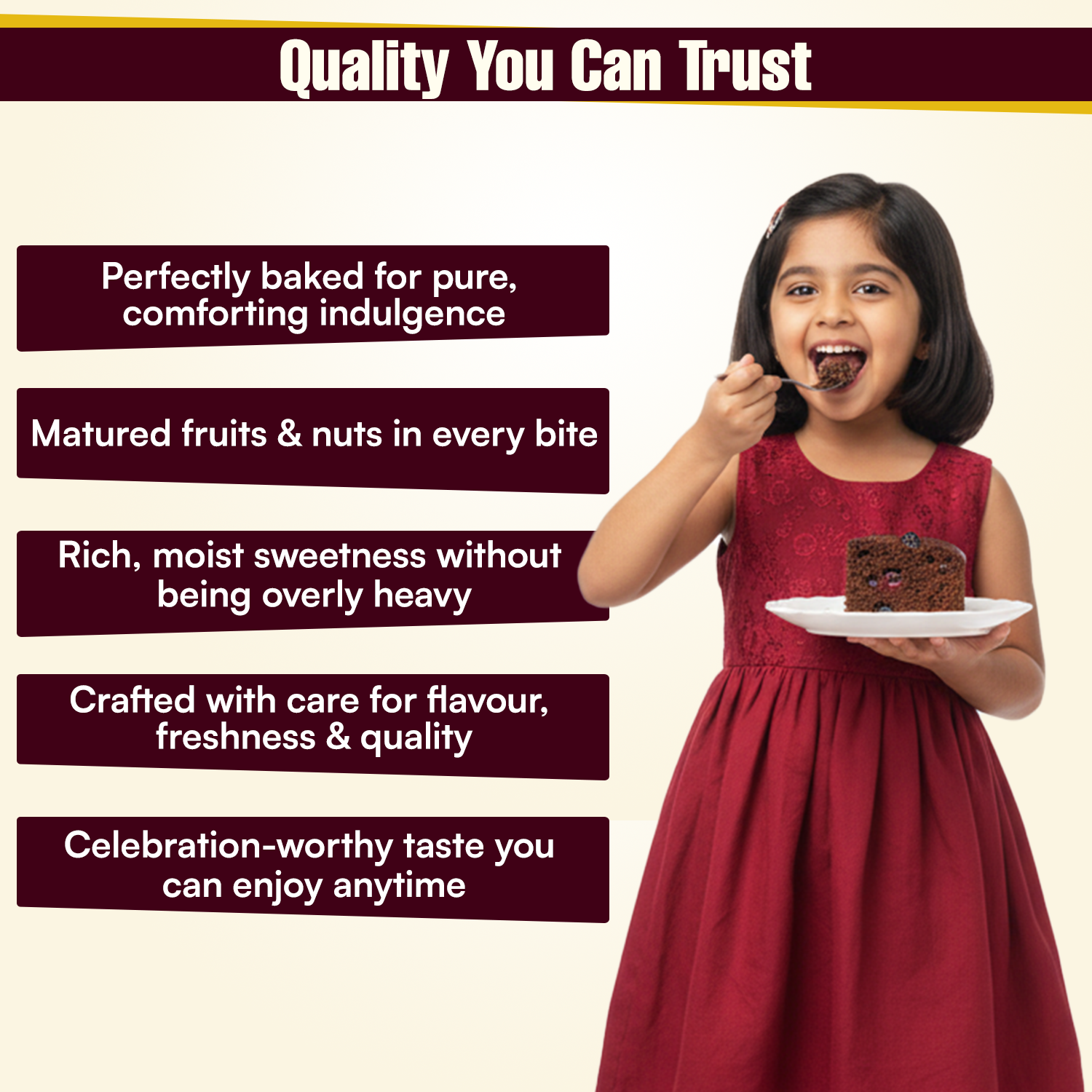 Super Rich Dark Plum Cake