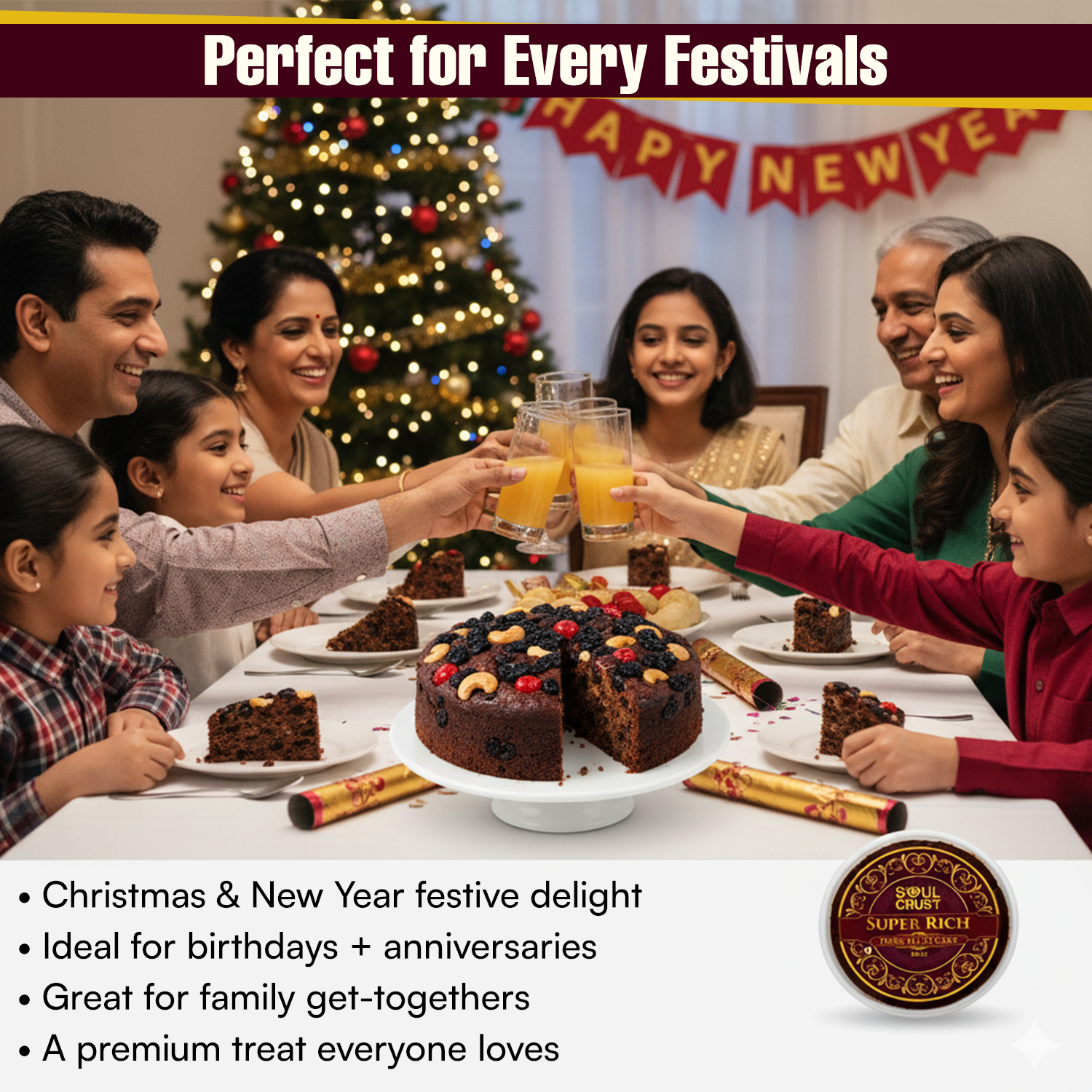 Super Rich Dark Plum Cake