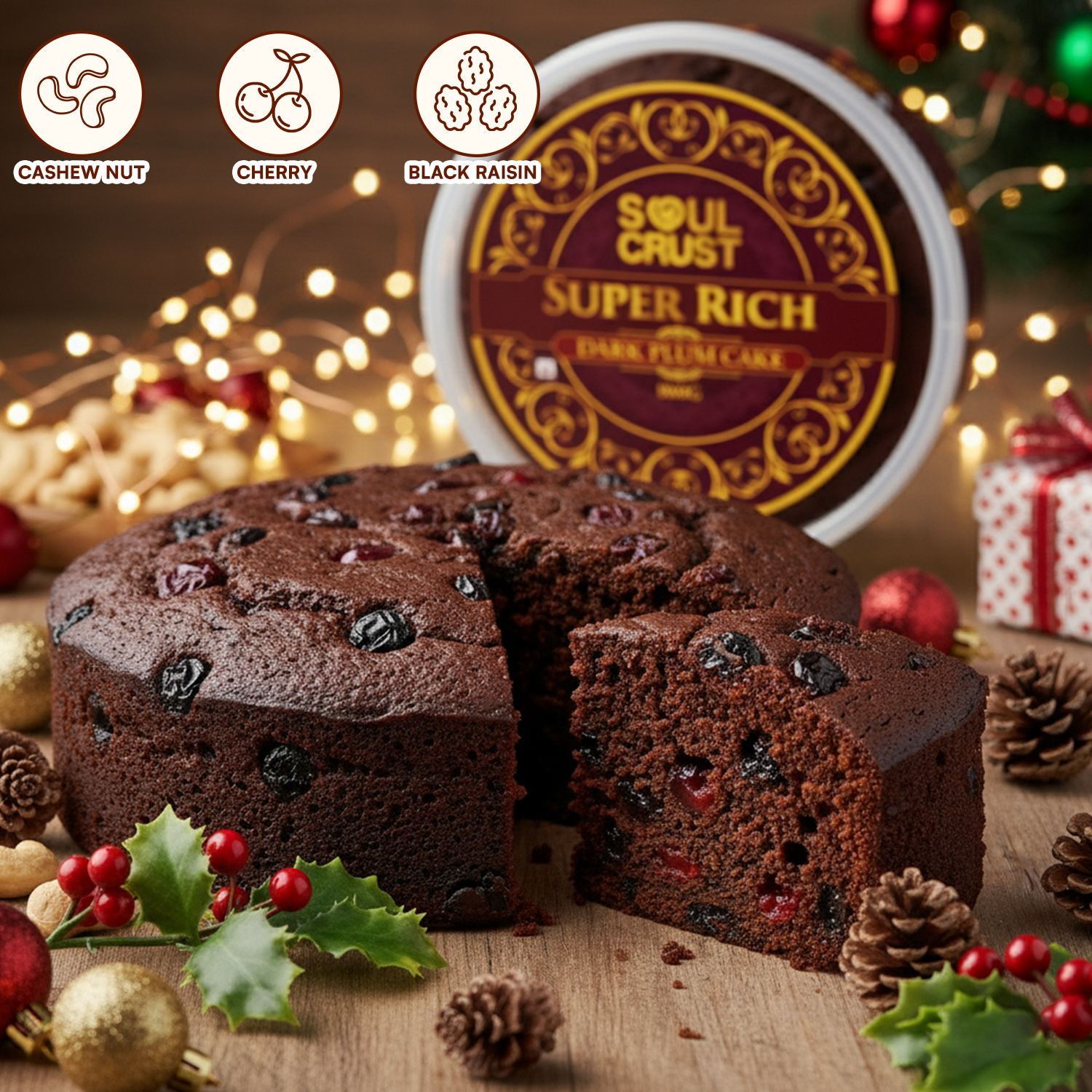 Super Rich Dark Plum Cake