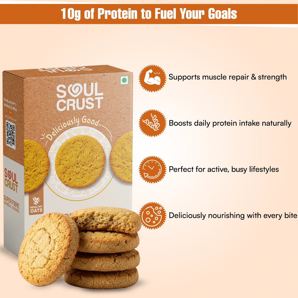 Super Fibre Oatmeal Cookies