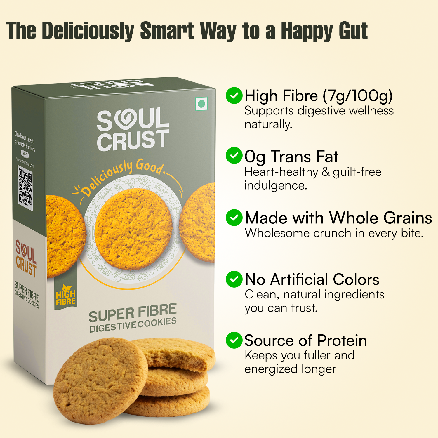 Super Fibre Digestive Cookies