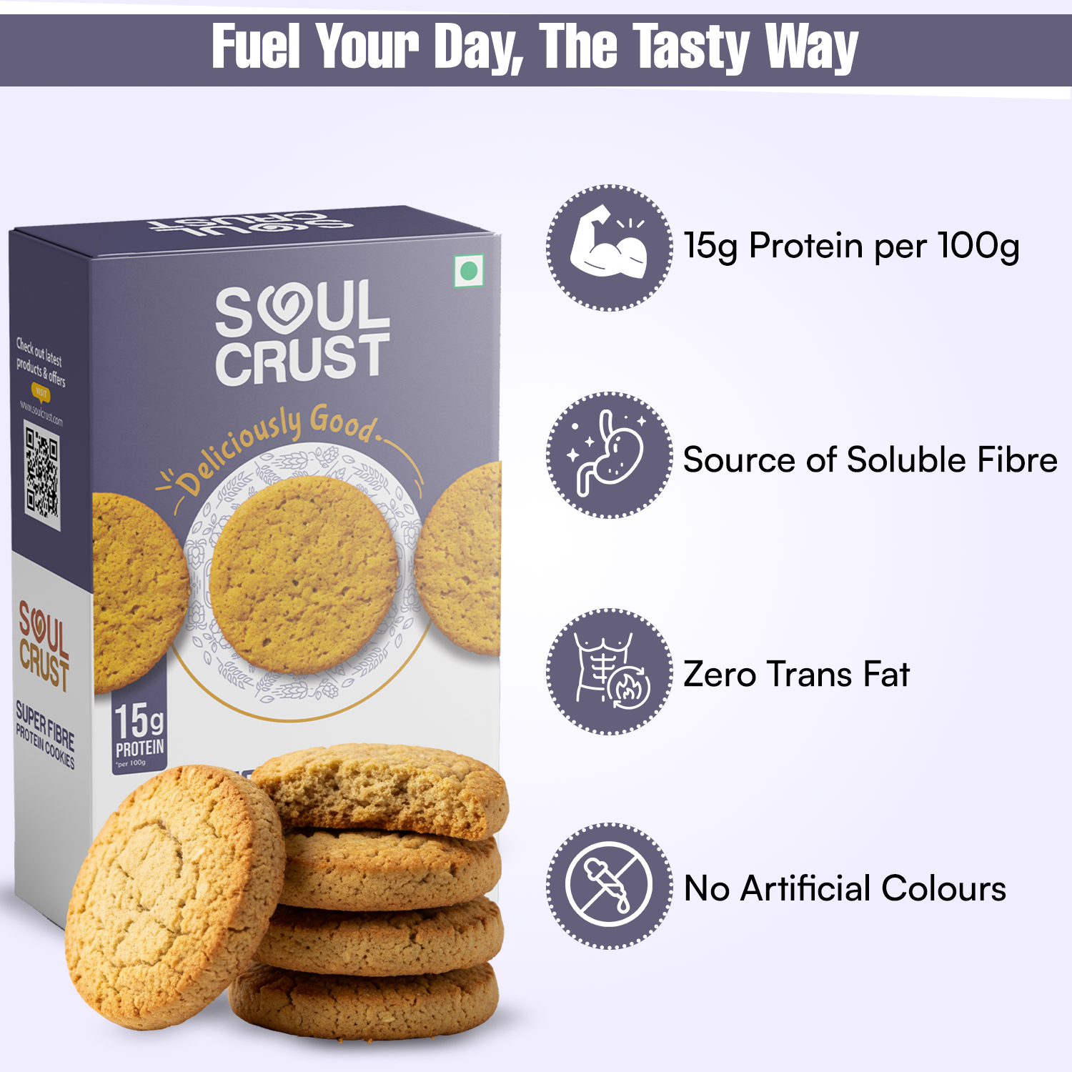Super Fibre Protein Cookies