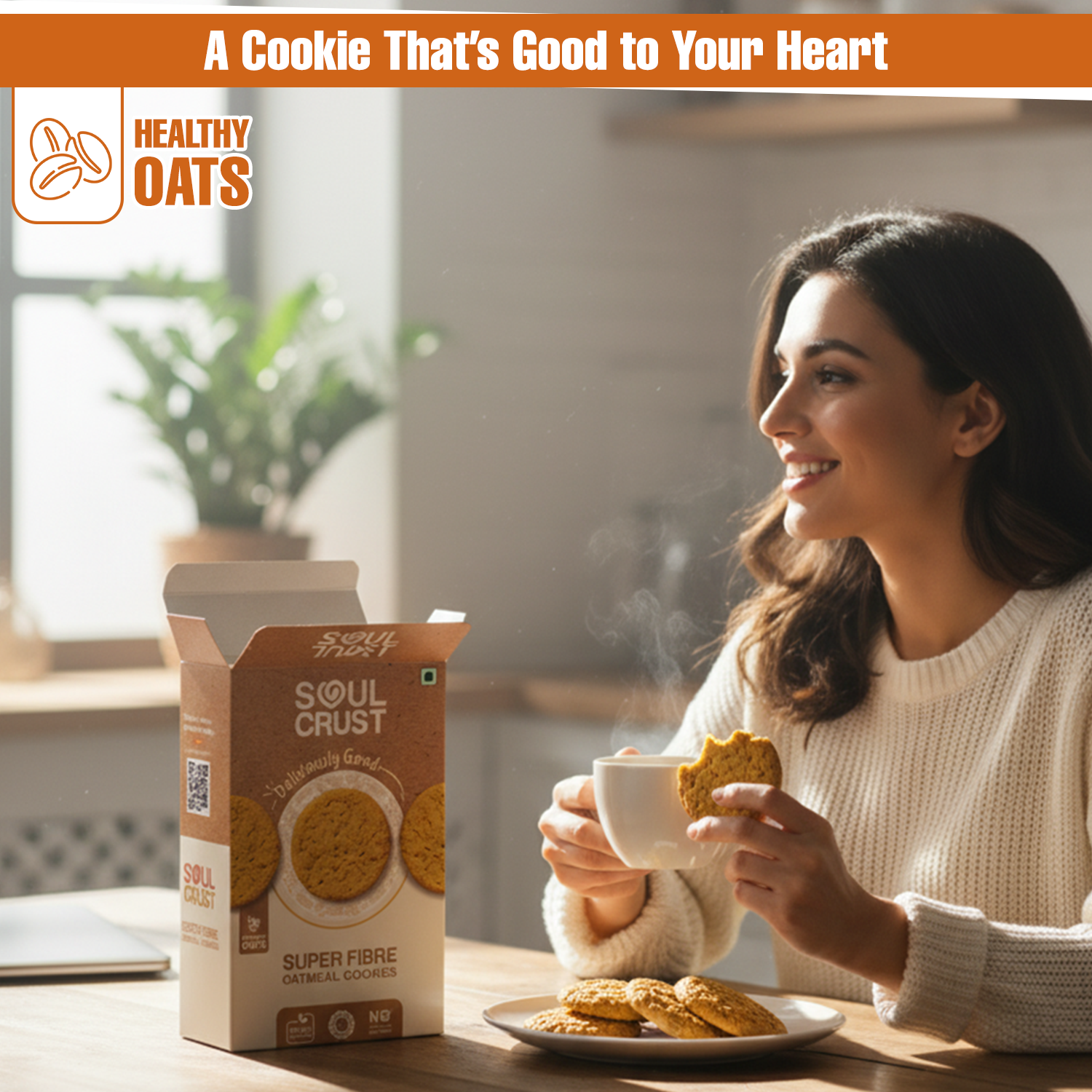 Super Fibre Oatmeal Cookies