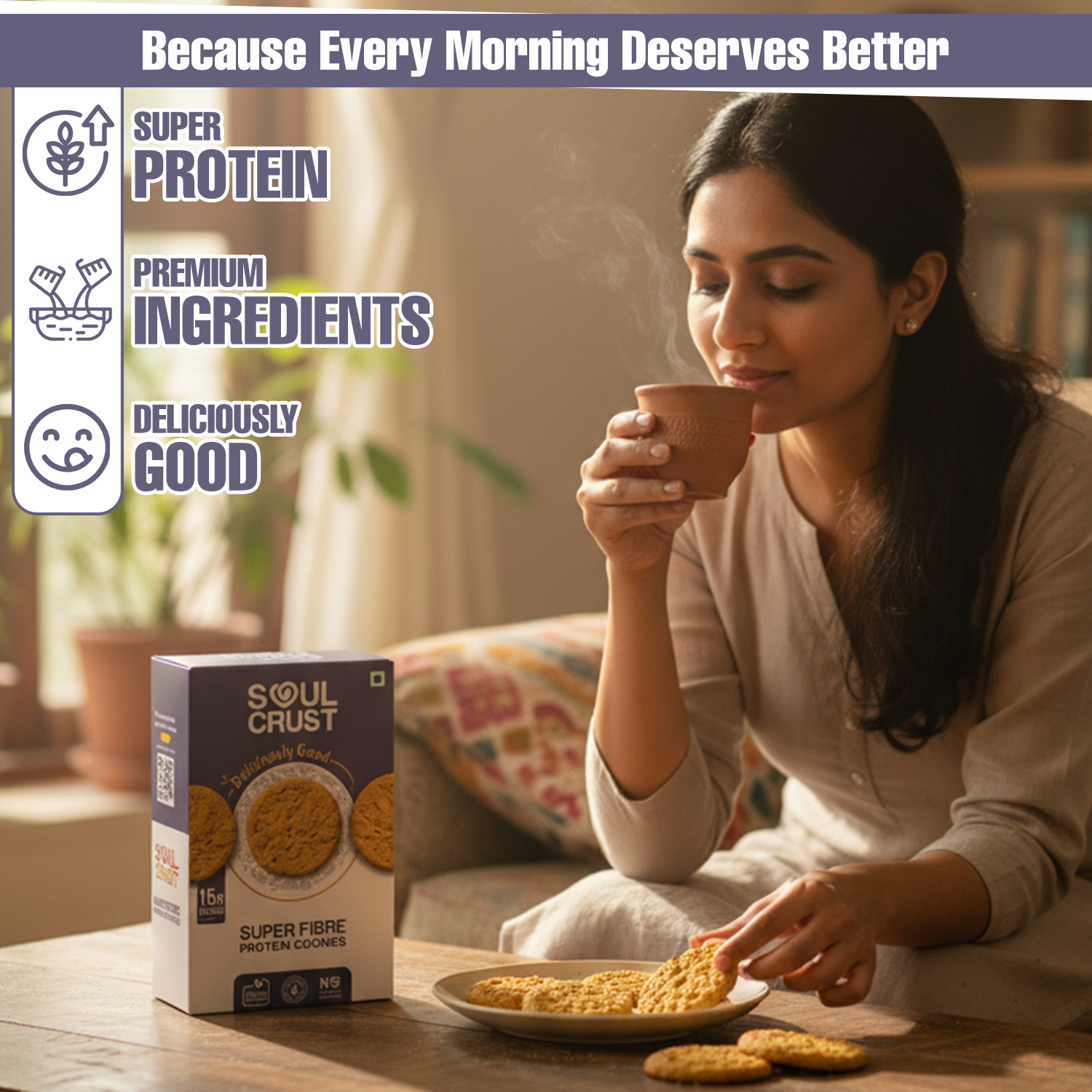 Super Fibre Protein Cookies