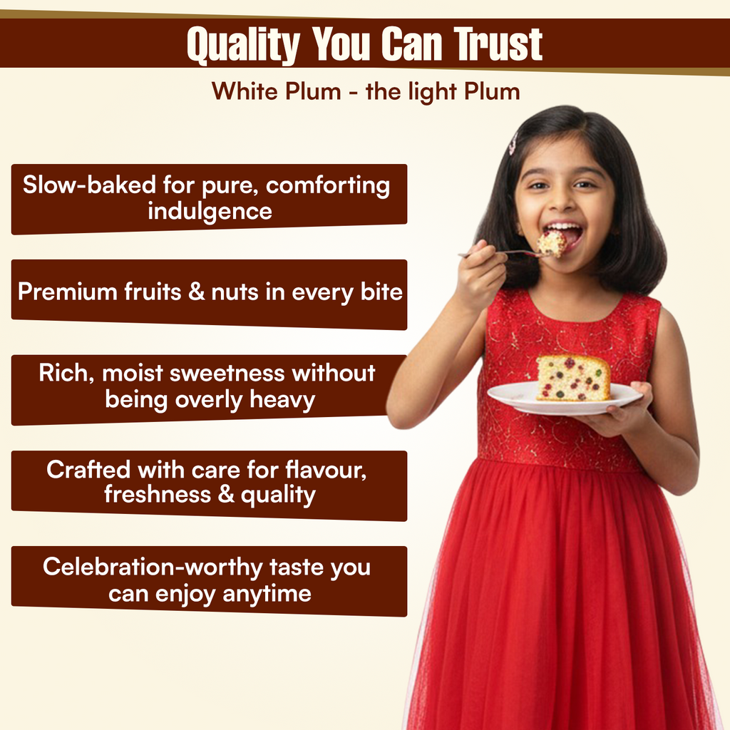 Super Rich White Plum Cake