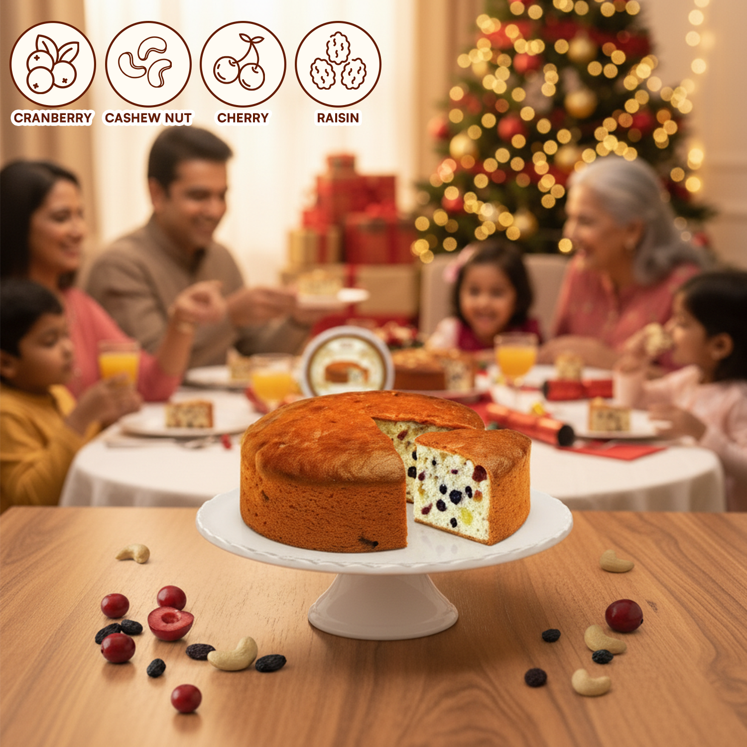 Super Rich White Plum Cake