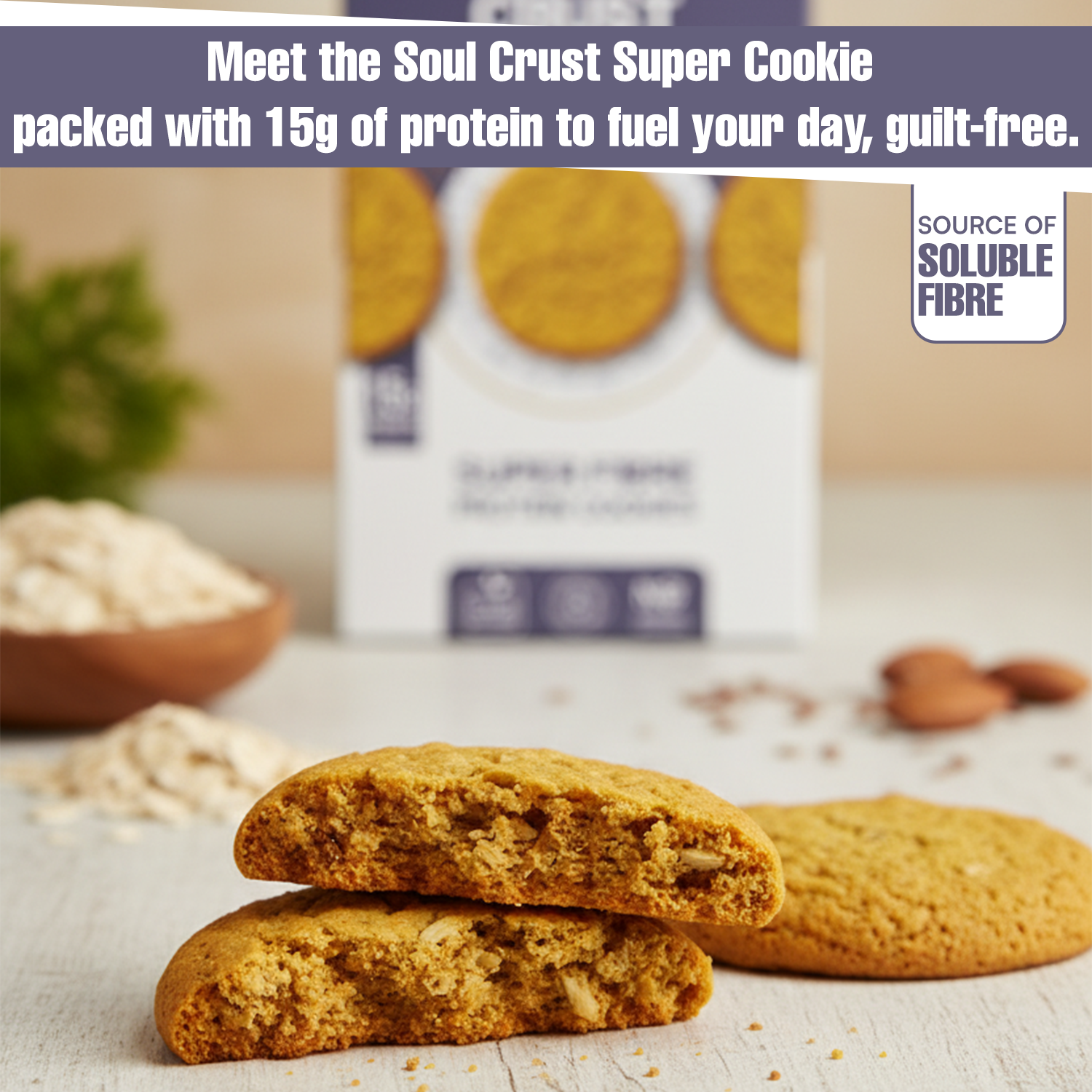 Super Fibre Protein Cookies